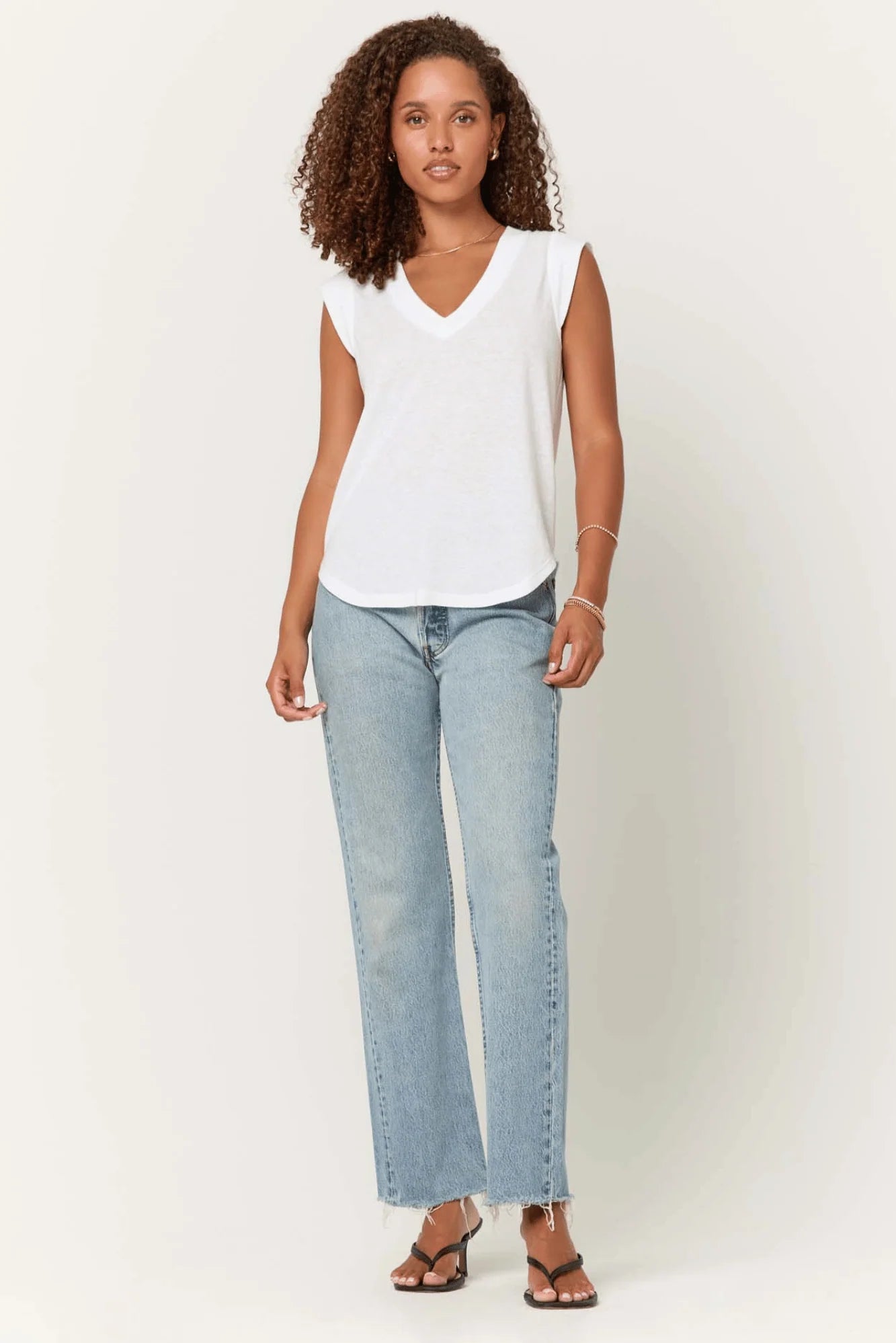 Rue V - neck Tank - happenstance.