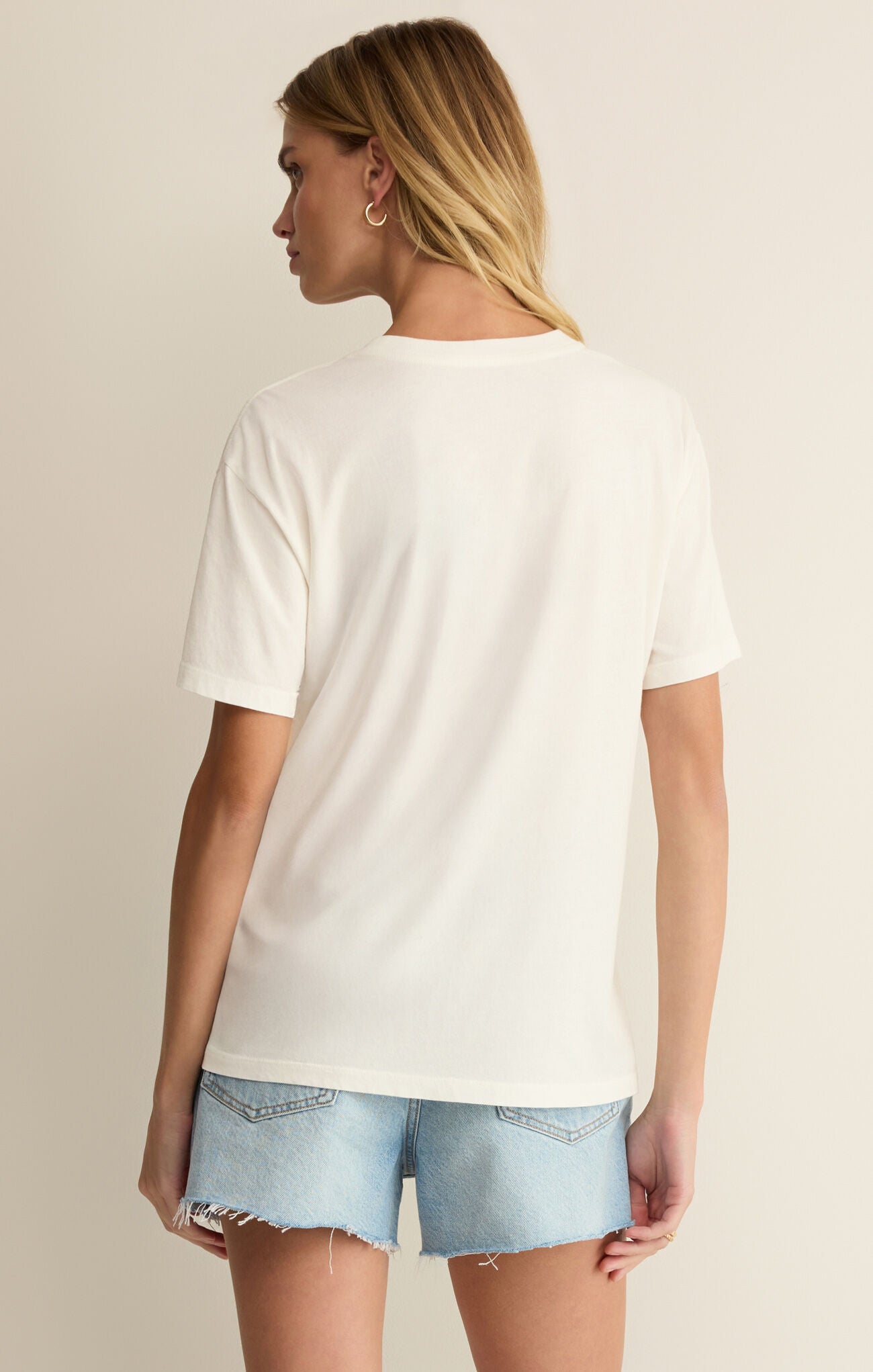 Z Supply - USA Boyfriend Tee - Sea Salt - happenstance.