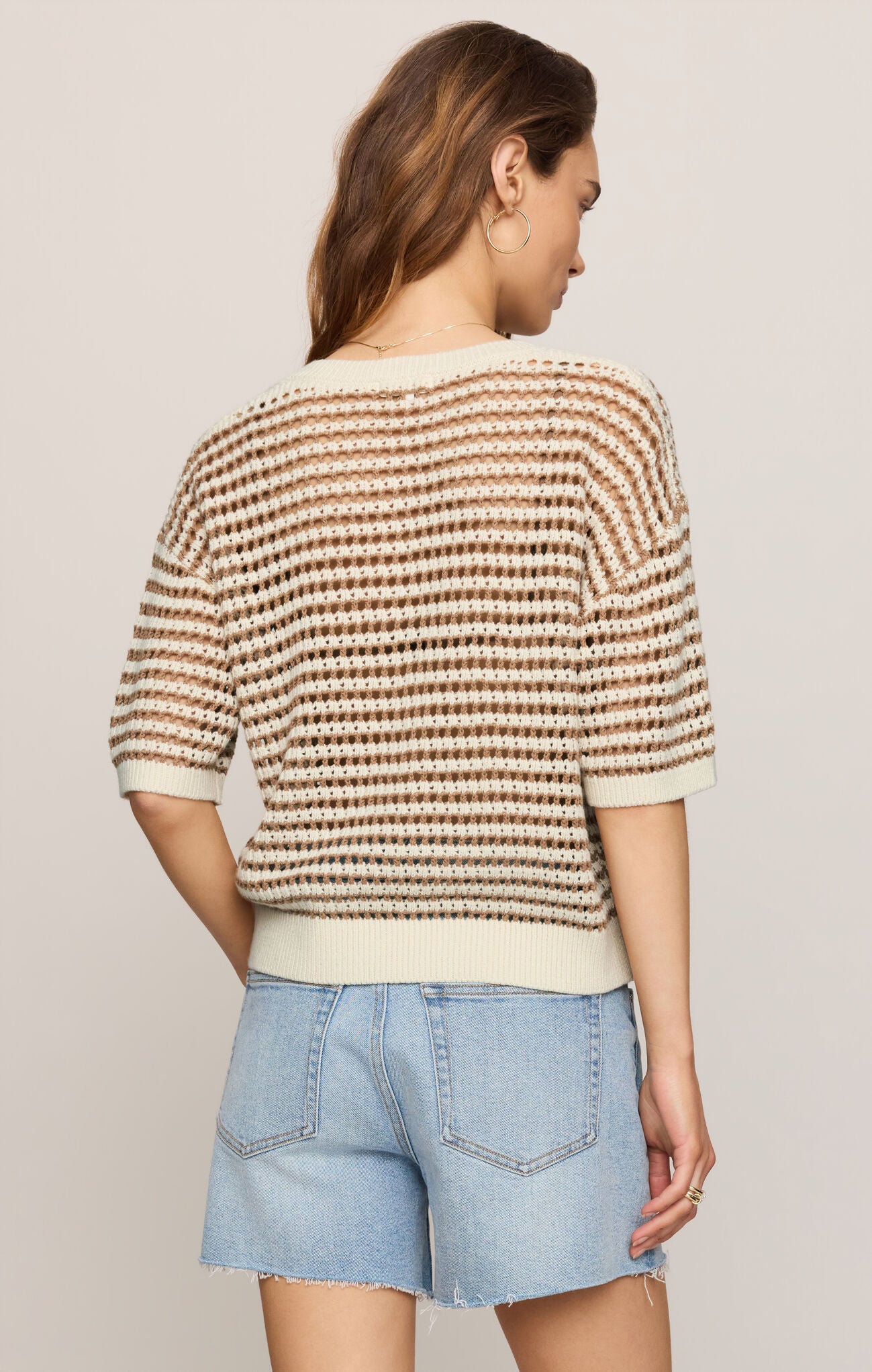 Z Supply - Kylo Striped Sweater - Taro - happenstance.