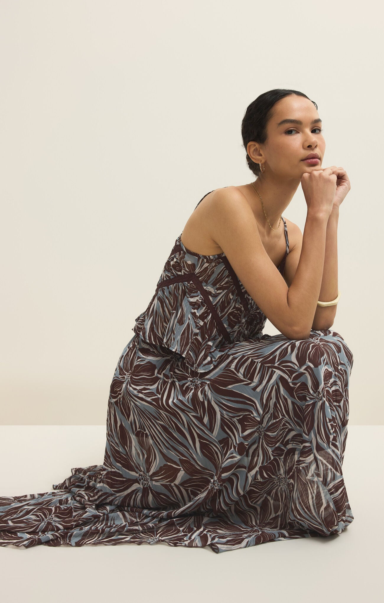 Z Supply - Vitoria Zinn Floral Maxi Skirt - happenstance.