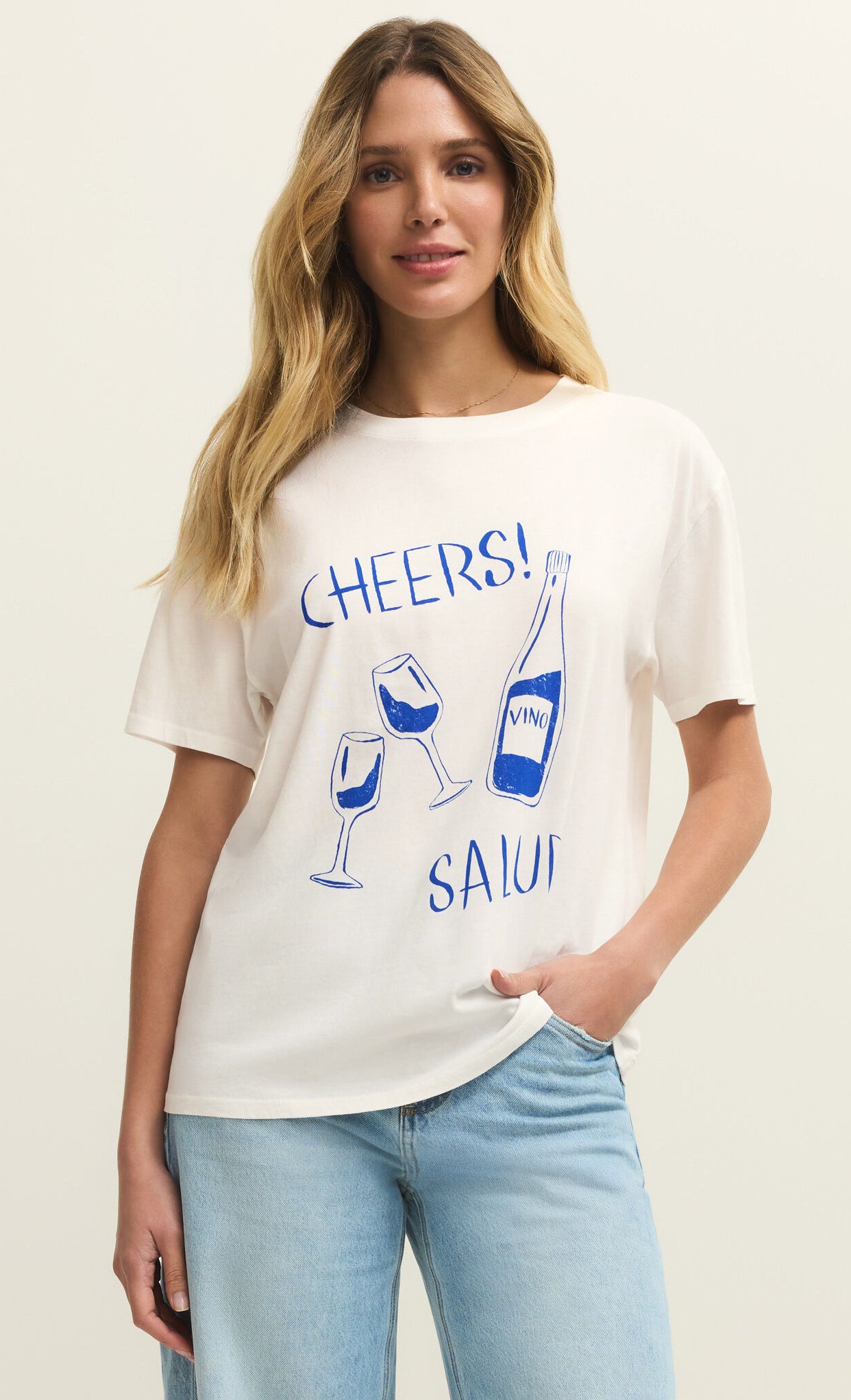 Z Supply - Salud Boyfriend Tee - happenstance.