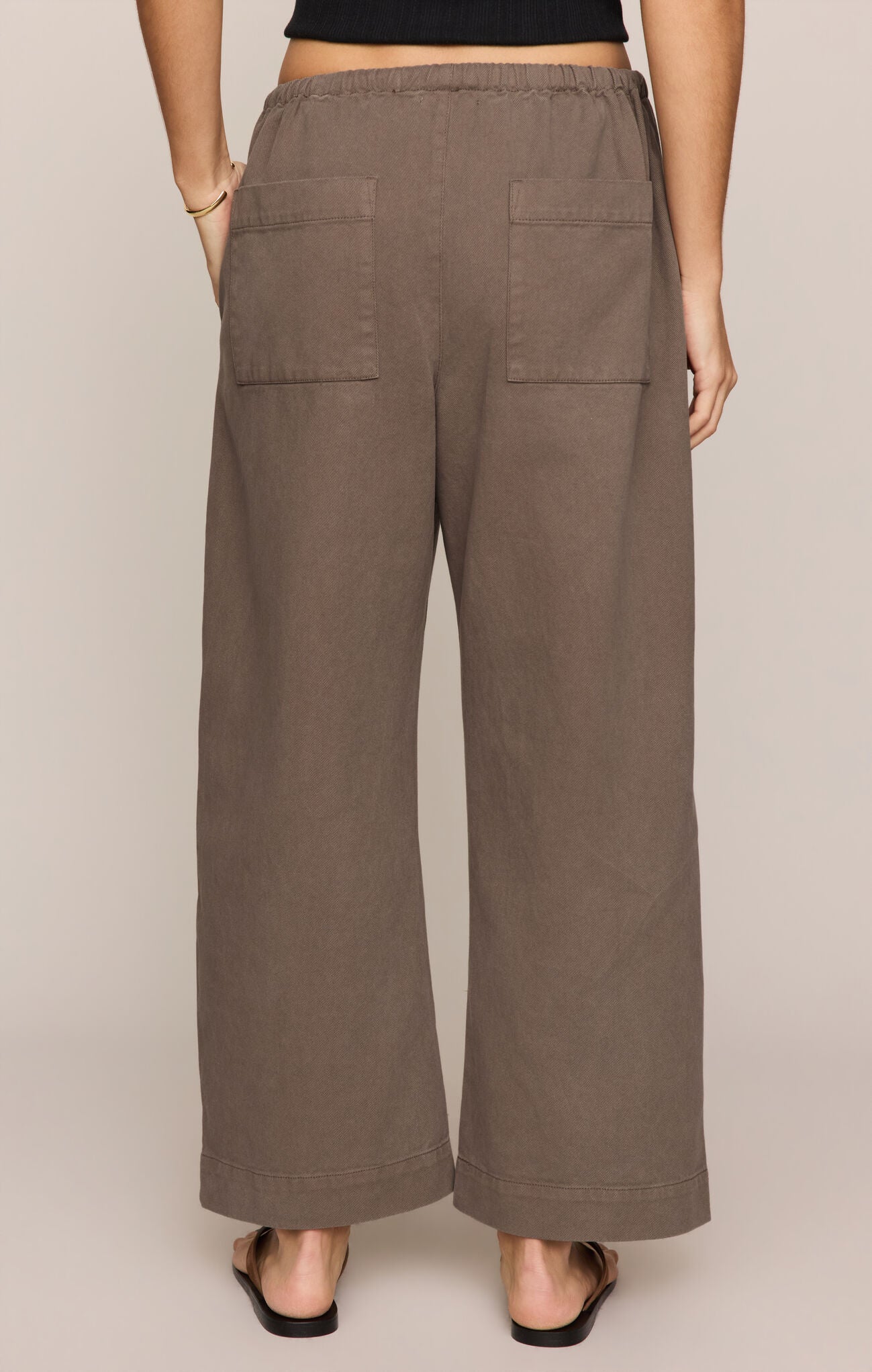 Z Supply - Kit Twill Carpenter Pant - Pebble Coast - happenstance.