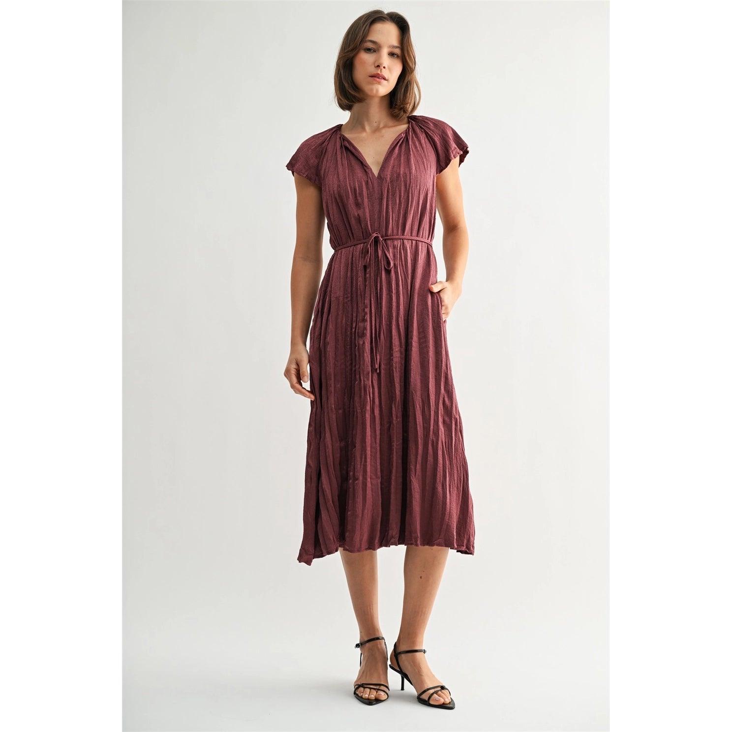 Laureen Crinkle Dress - happenstance.