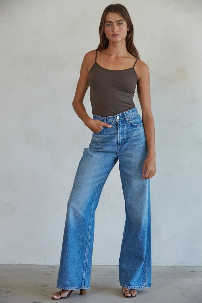 Basic Full Length Cami - Fudge - happenstance.