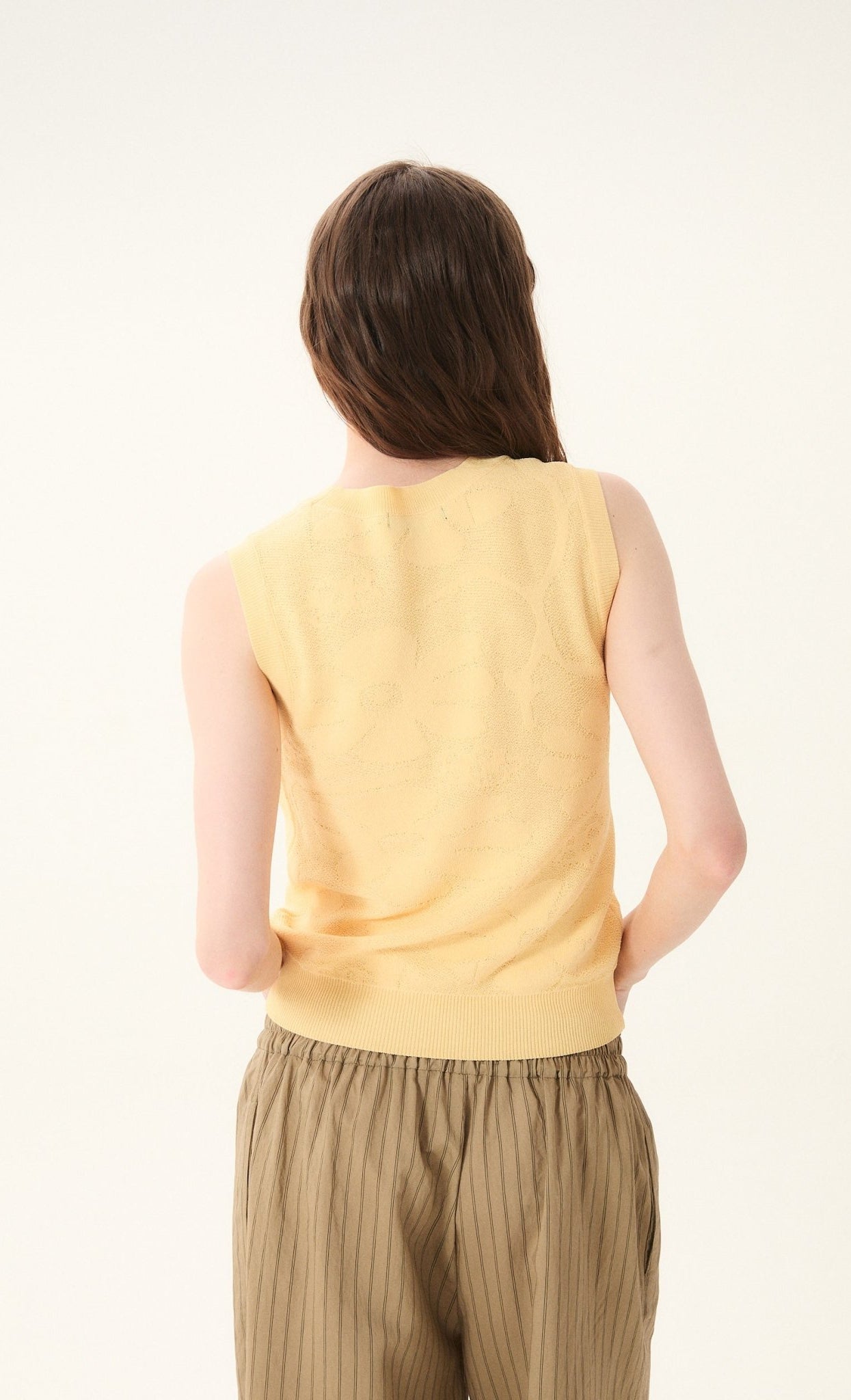Icaria Textured Floral Knit Top - happenstance.