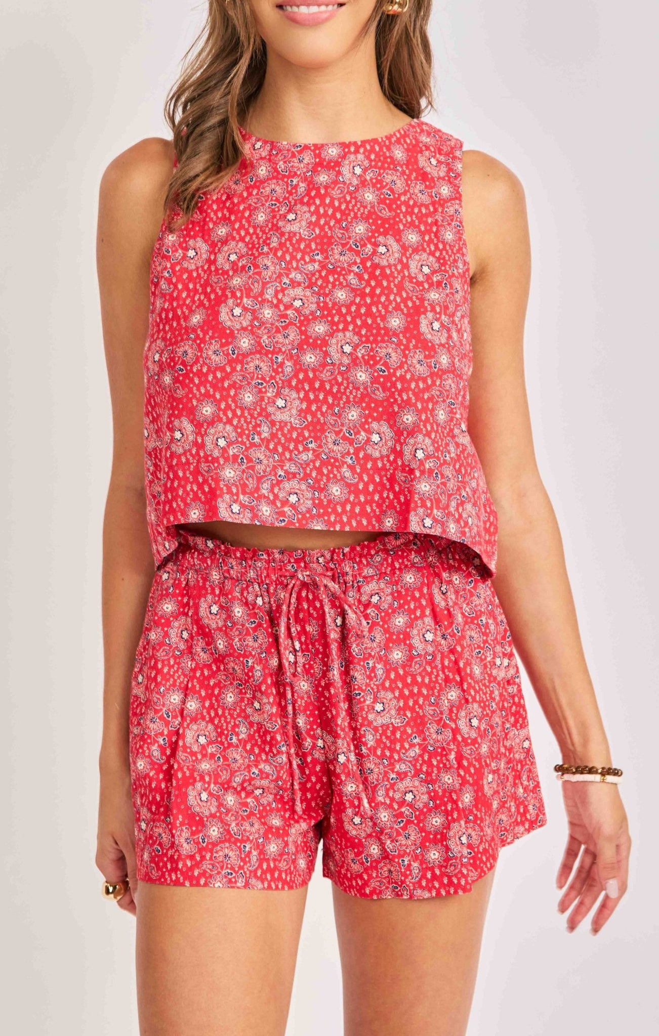 Firecracker Sleeveless Top - happenstance.