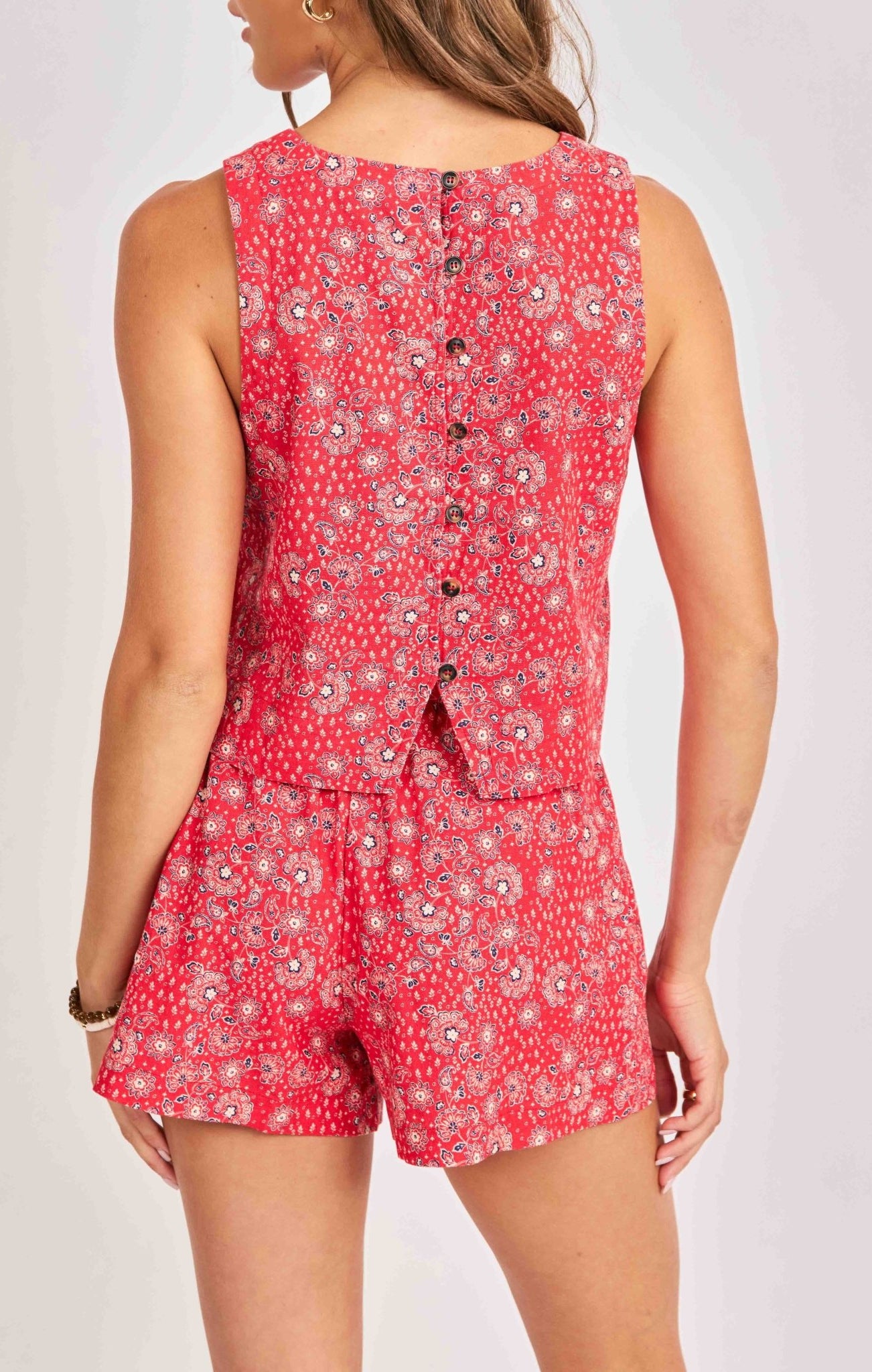 Firecracker Sleeveless Top - happenstance.
