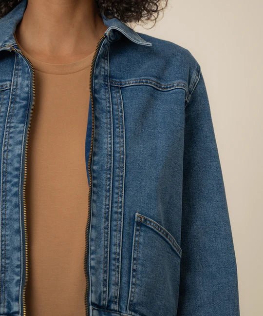 KUT from the Kloth - Genevieve Zip Front Jacket - Admiring - happenstance.