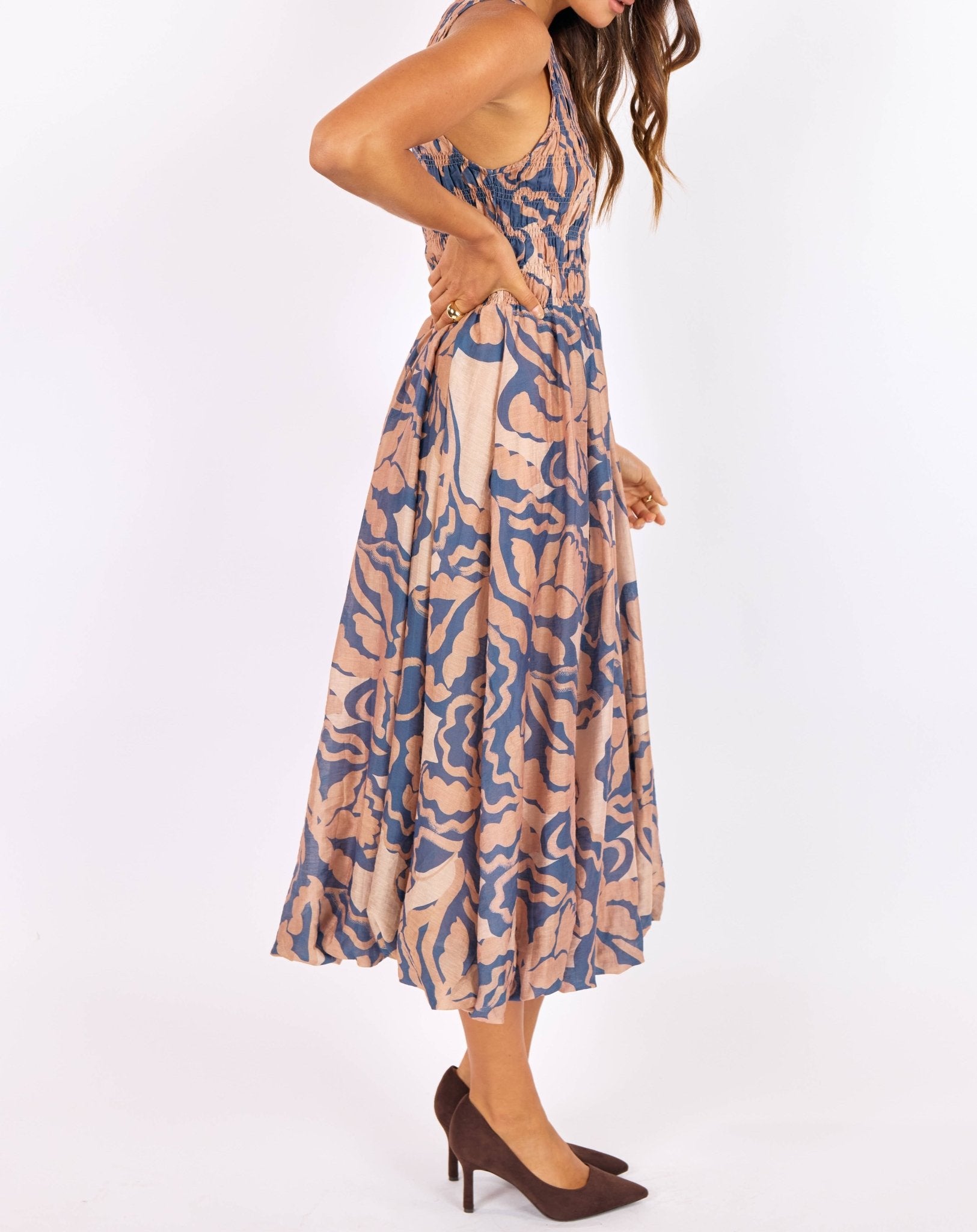 Wild City Midi Dress - happenstance.