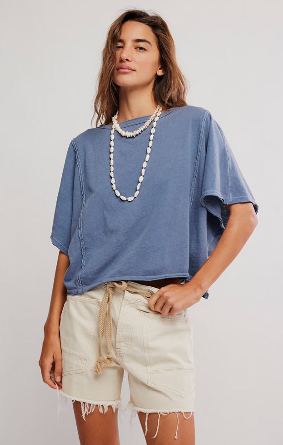 Boxy blue t shirt