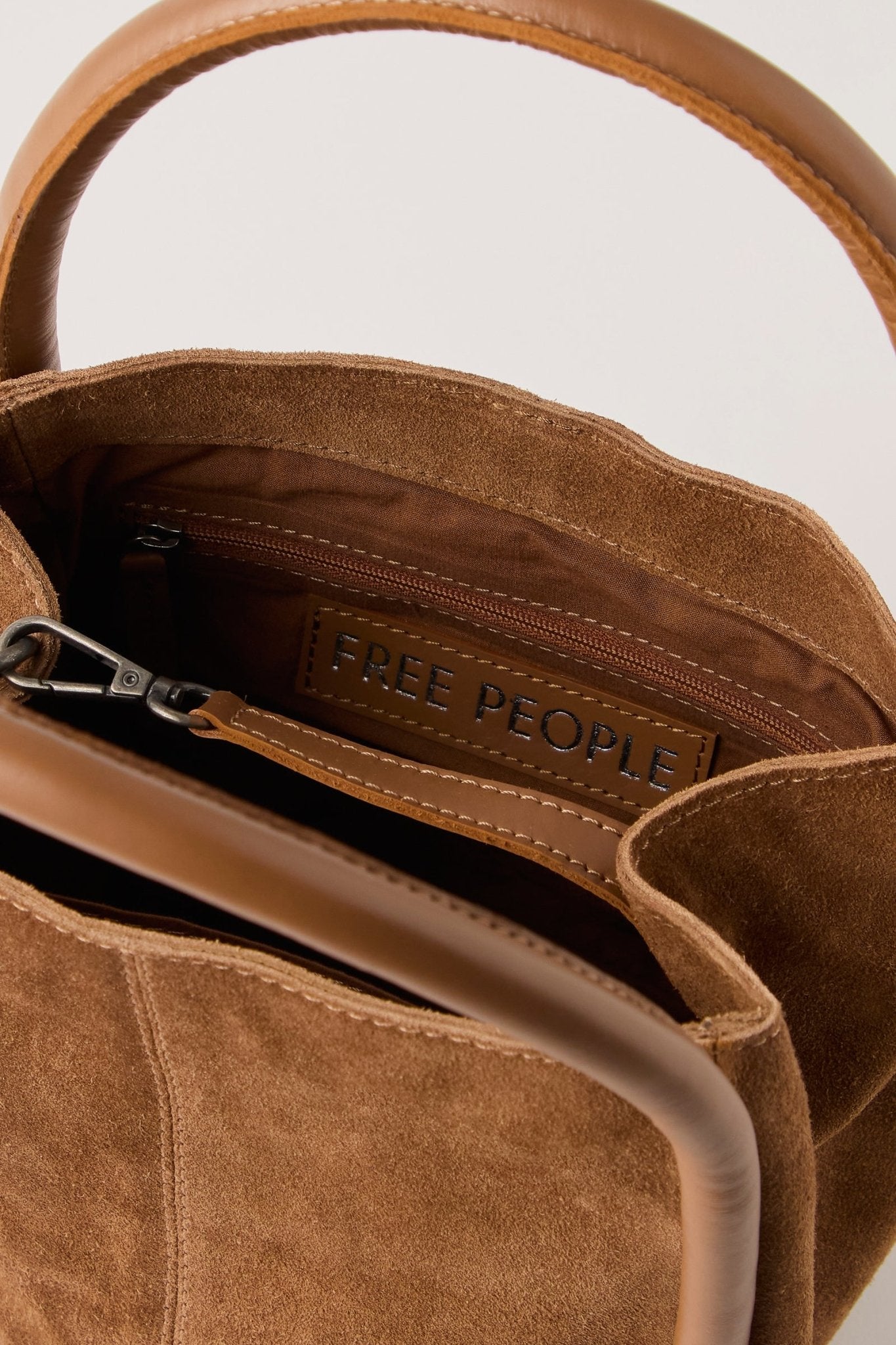 Free People - Barlow Bucket Bag - Cognac - happenstance.