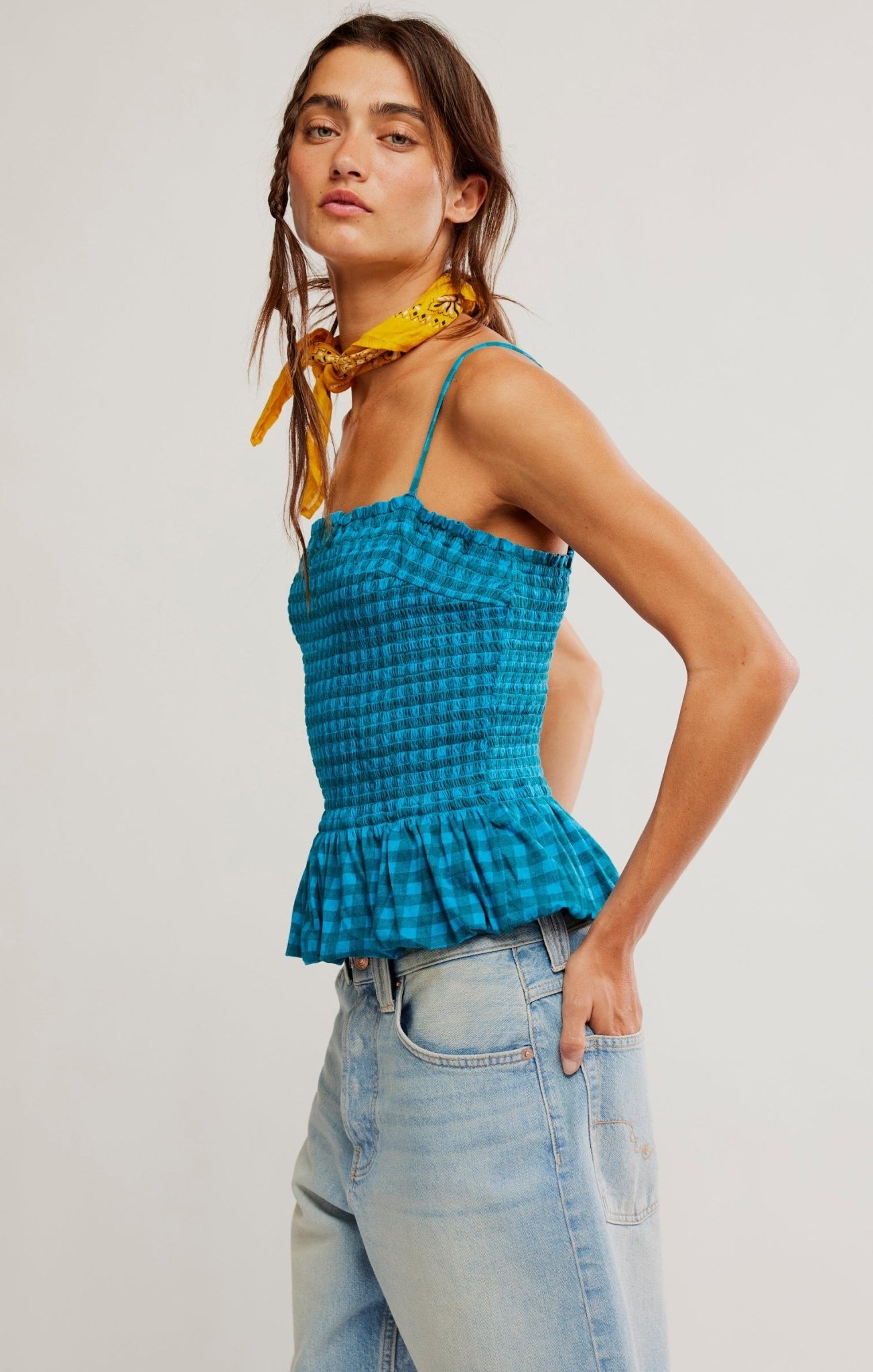 Free People - Sundance Tank - Teal - happenstance.