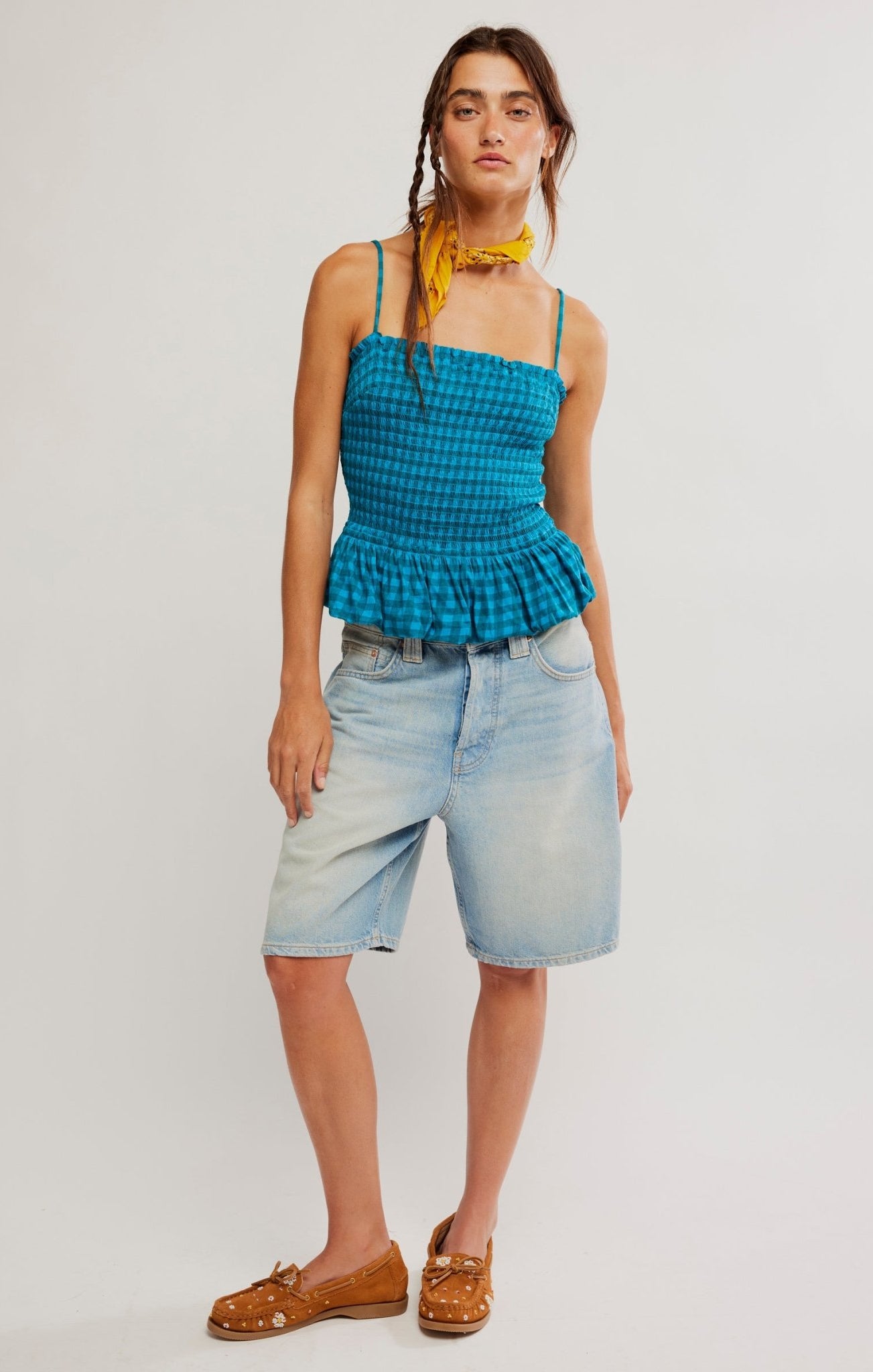 Free People - Sundance Tank - Teal - happenstance.