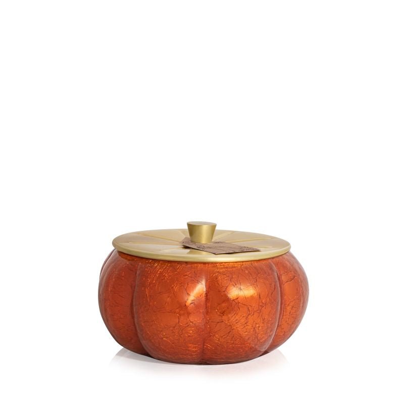Thymes - Pumpkin Laurel Large Poured Candle - happenstance.