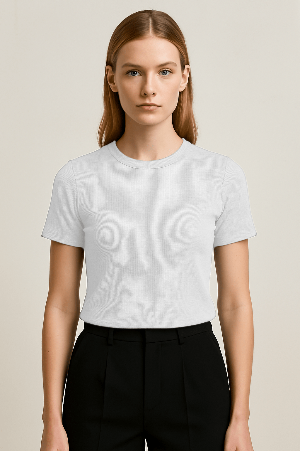 Kota Rib Baby Tee - White - happenstance.