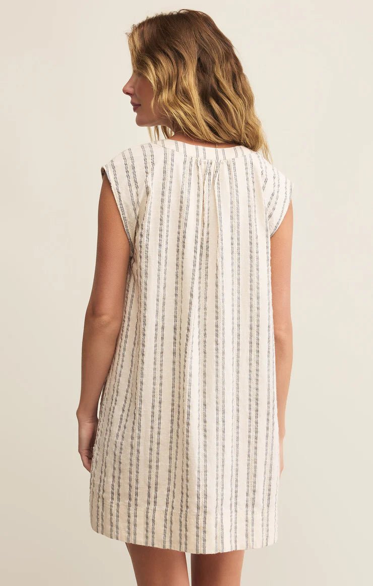 Z Supply - Minna Stripe Mini Dress - happenstance.