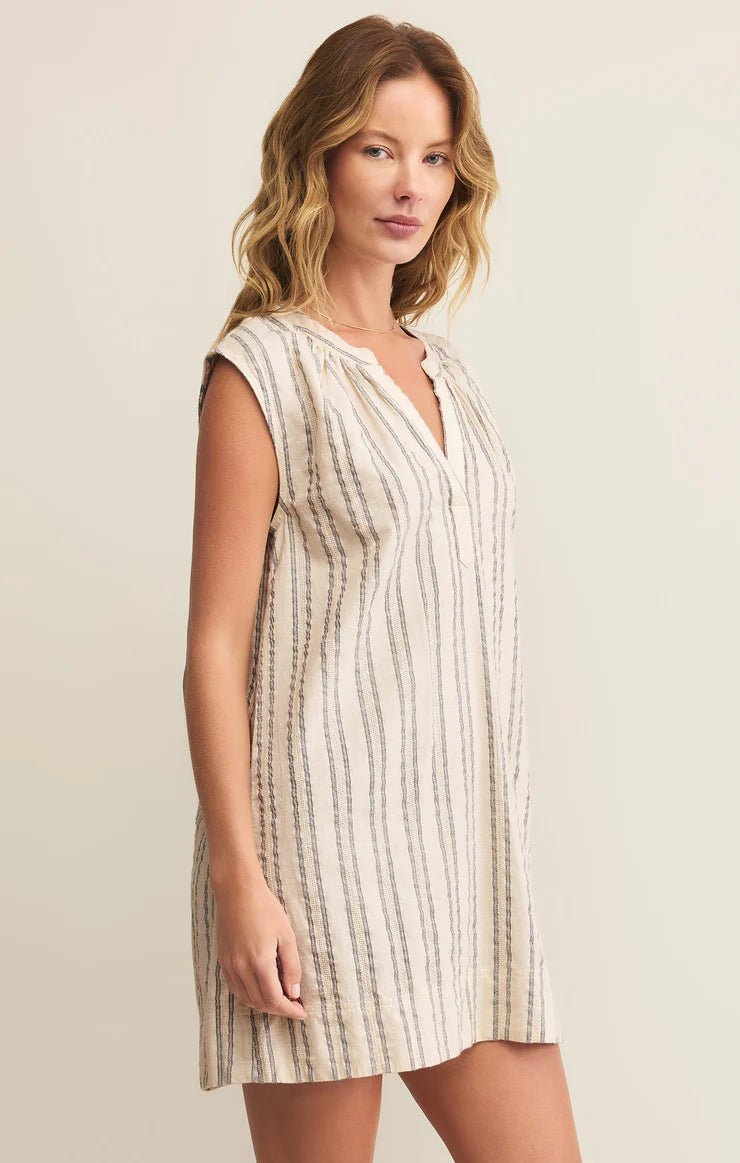 Z Supply - Minna Stripe Mini Dress - happenstance.
