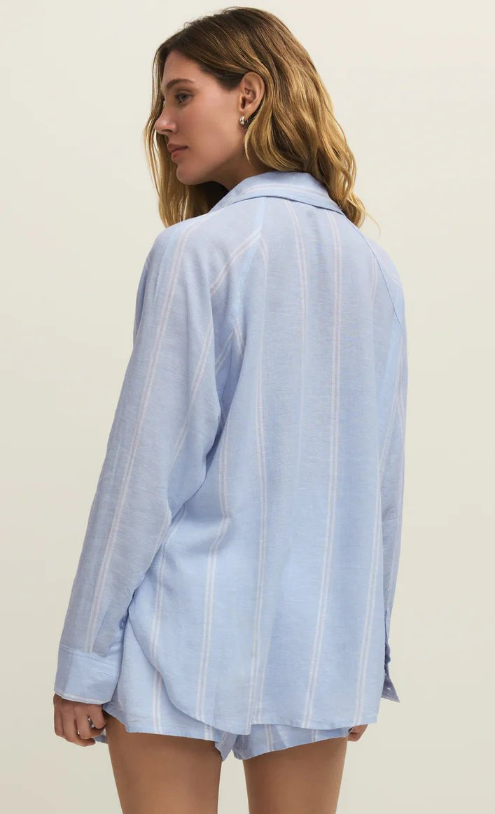 Z Supply - The Perfect Line Top - Blue Light - happenstance.