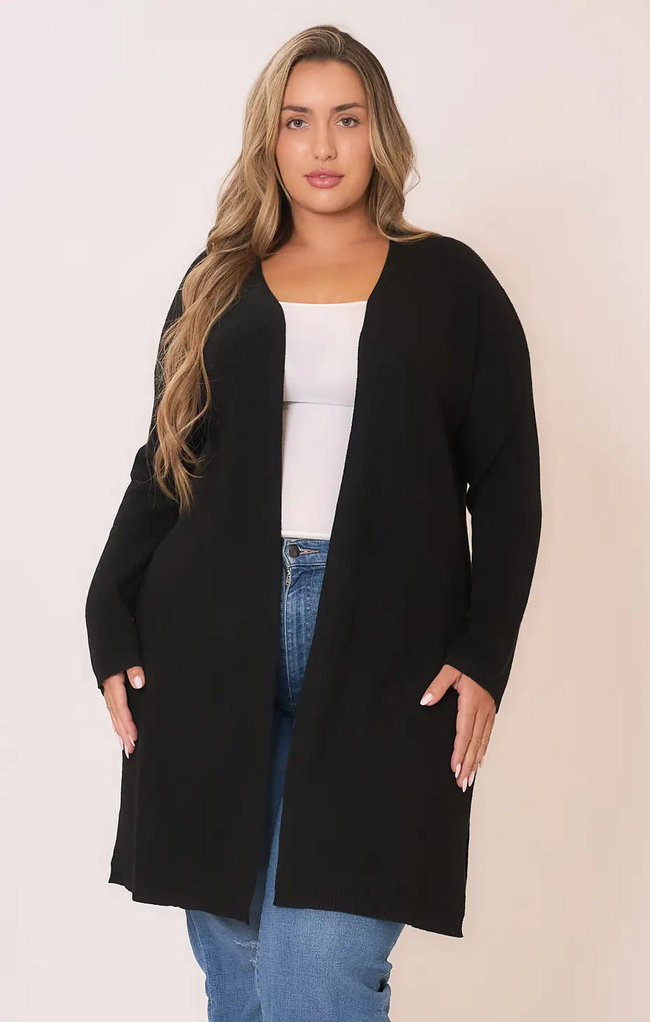 High Slit Cardigan - happenstance.