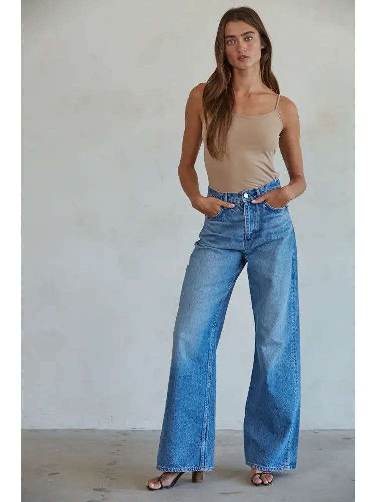 Basic Full Length Cami - Light Taupe - happenstance.