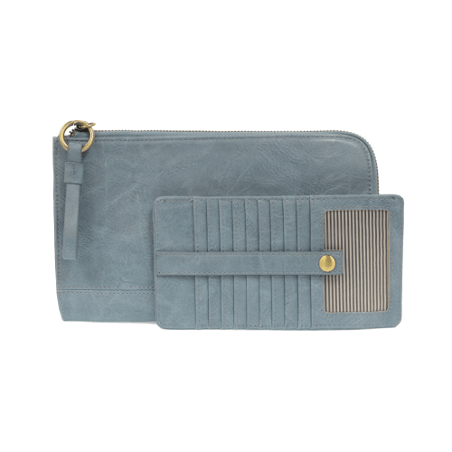 Karina Convertible Wristlet & Wallet - Chambray - happenstance.