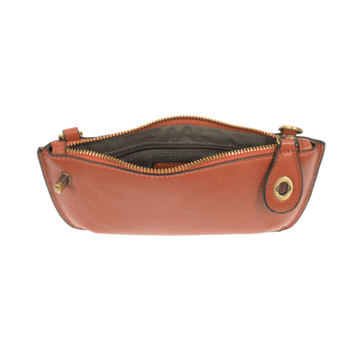 Mini Crossbody Wristlet Clutch - Cinnamon - happenstance.