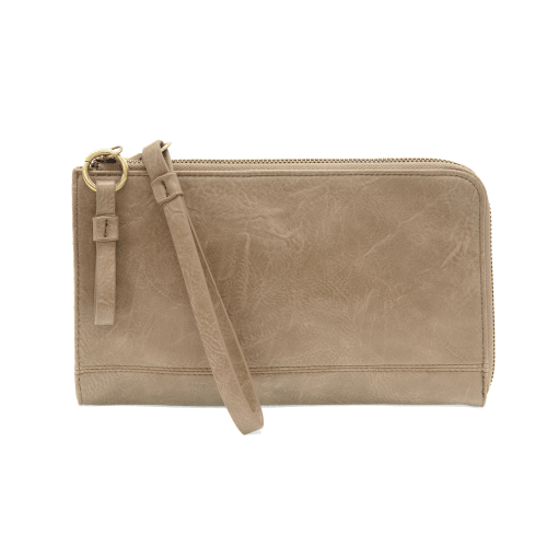 Karina Convertible Wristlet & Wallet - Shiitake - happenstance.