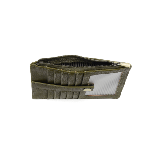 New Penny Mini Travel Wallet - Olive Brine - happenstance.