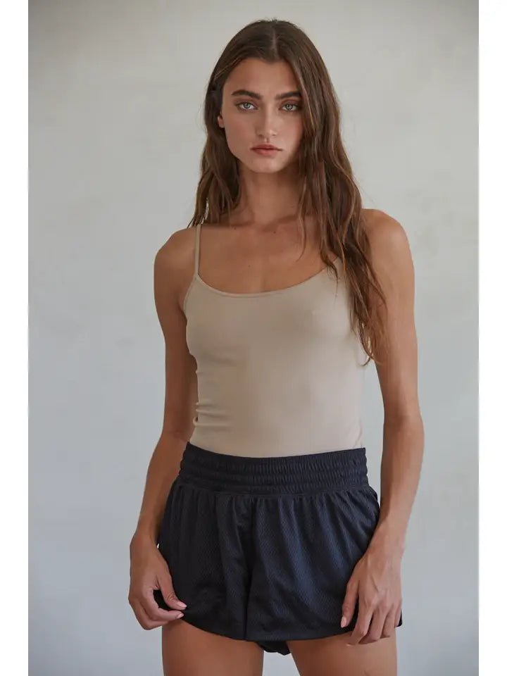 Basic Full Length Cami - Light Taupe - happenstance.