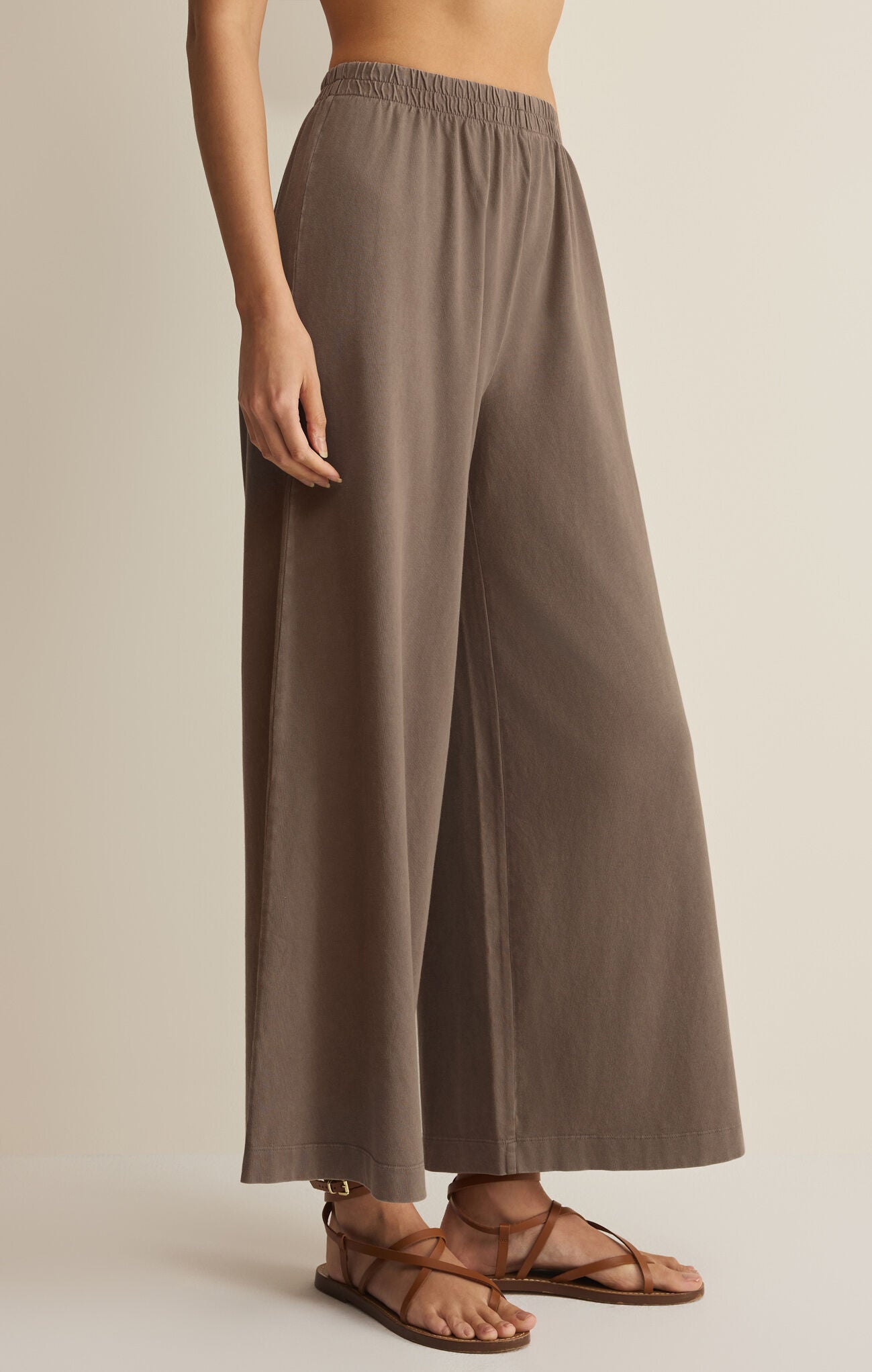 Z Supply - Scout Jersey Crop Flare Pant - happenstance.