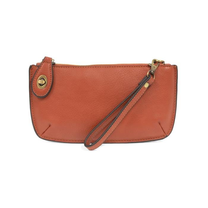Mini Crossbody Wristlet Clutch - Cinnamon - happenstance.