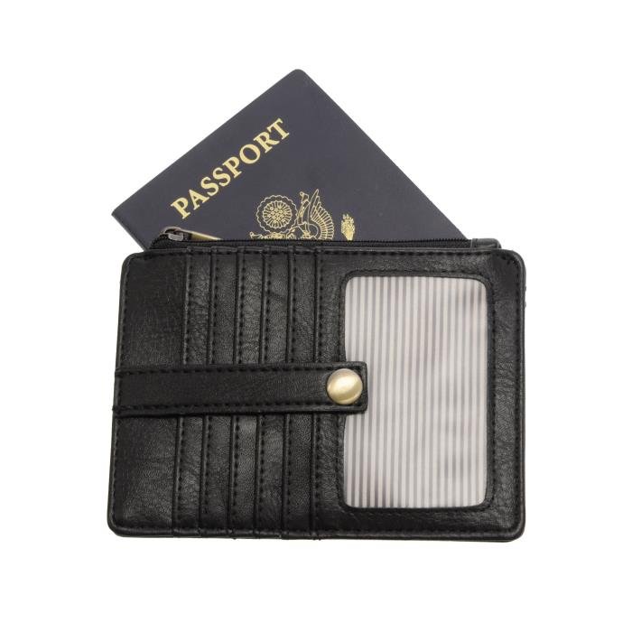 New Penny Mini Travel Wallet - Black - happenstance.