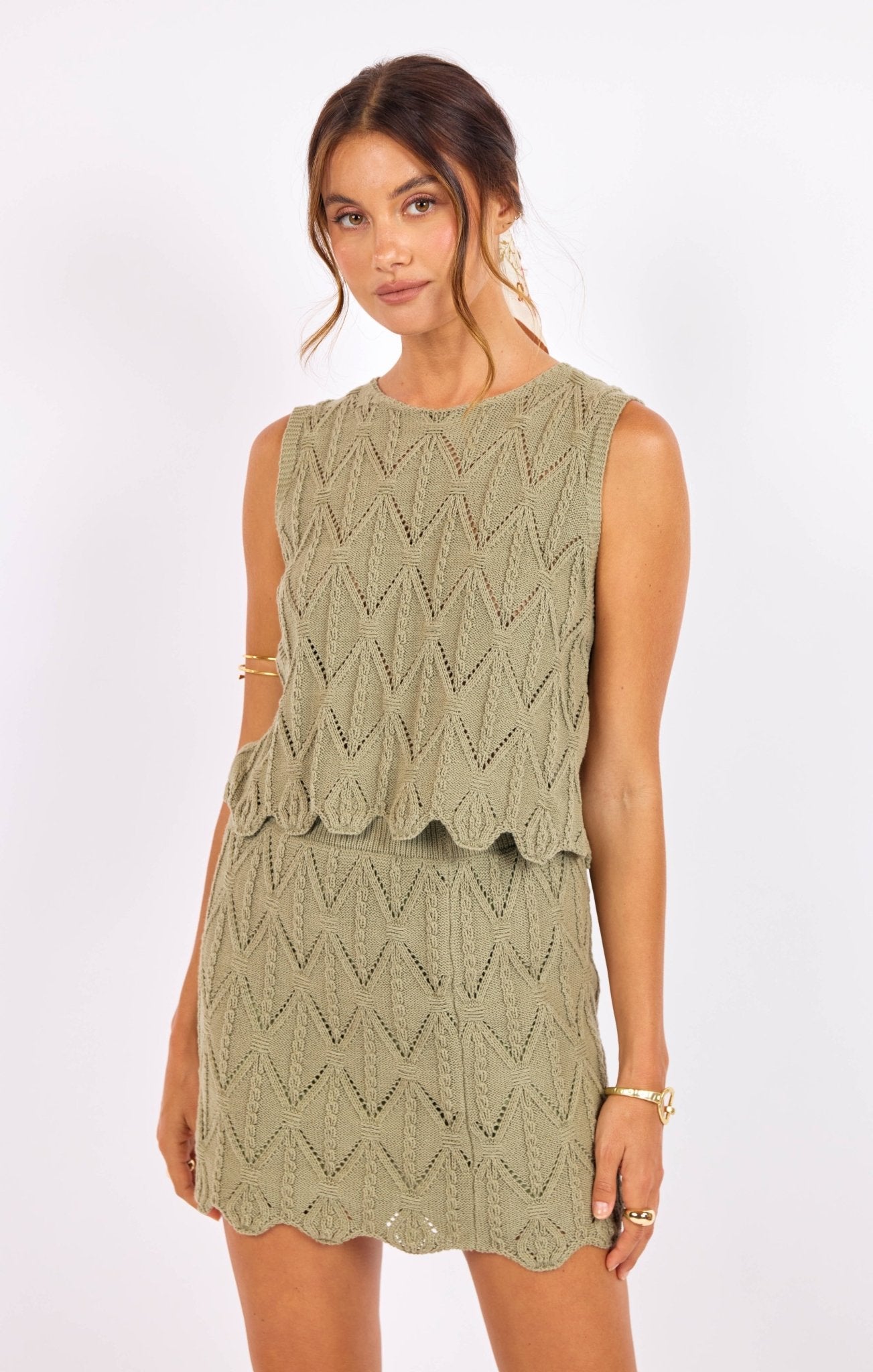 Succulent Sweater Tank - happenstance.