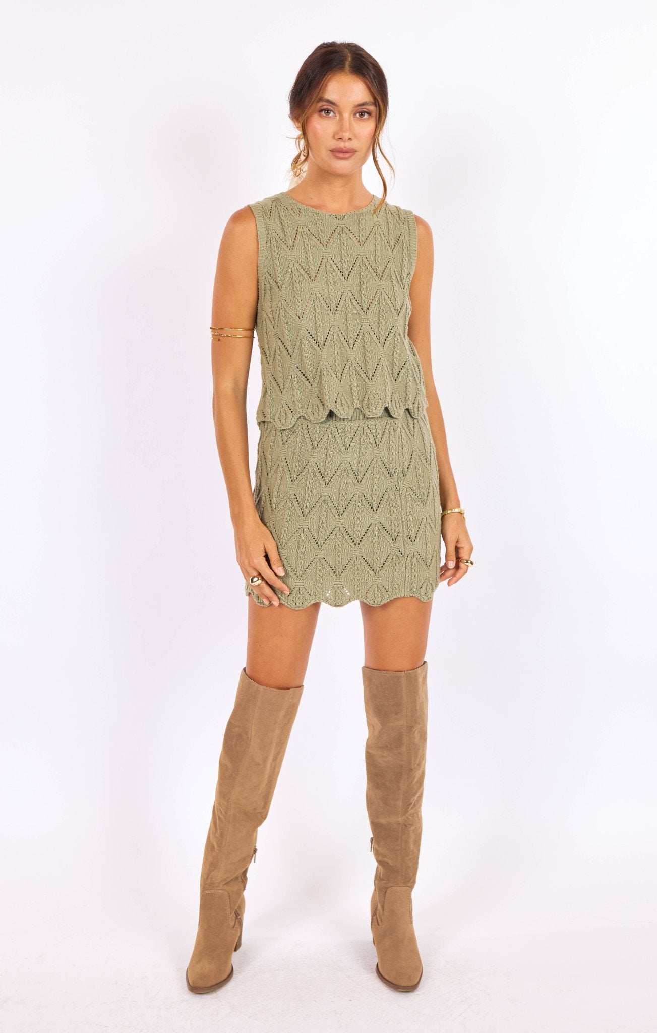 Succulent Sweater Tank - happenstance.