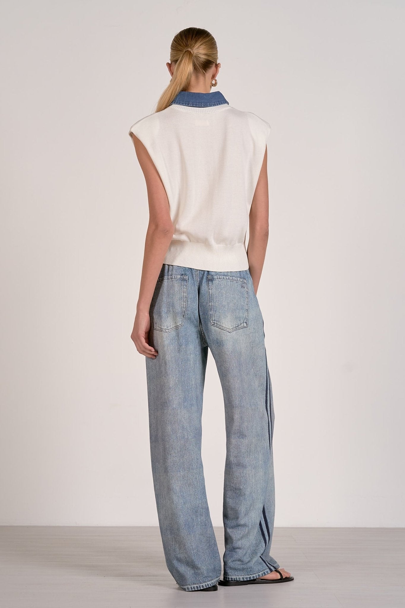 Carmen Polo Sweater Vest - happenstance.