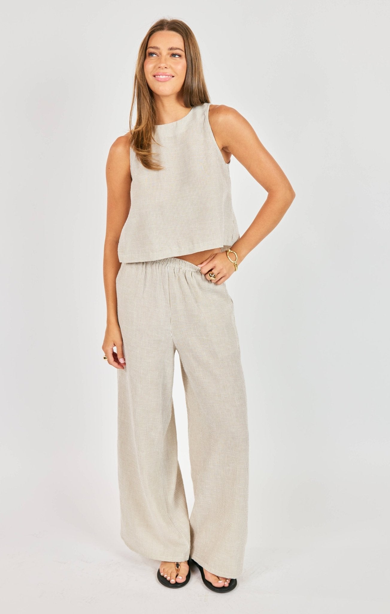 Garden Sun Button Tank - happenstance.