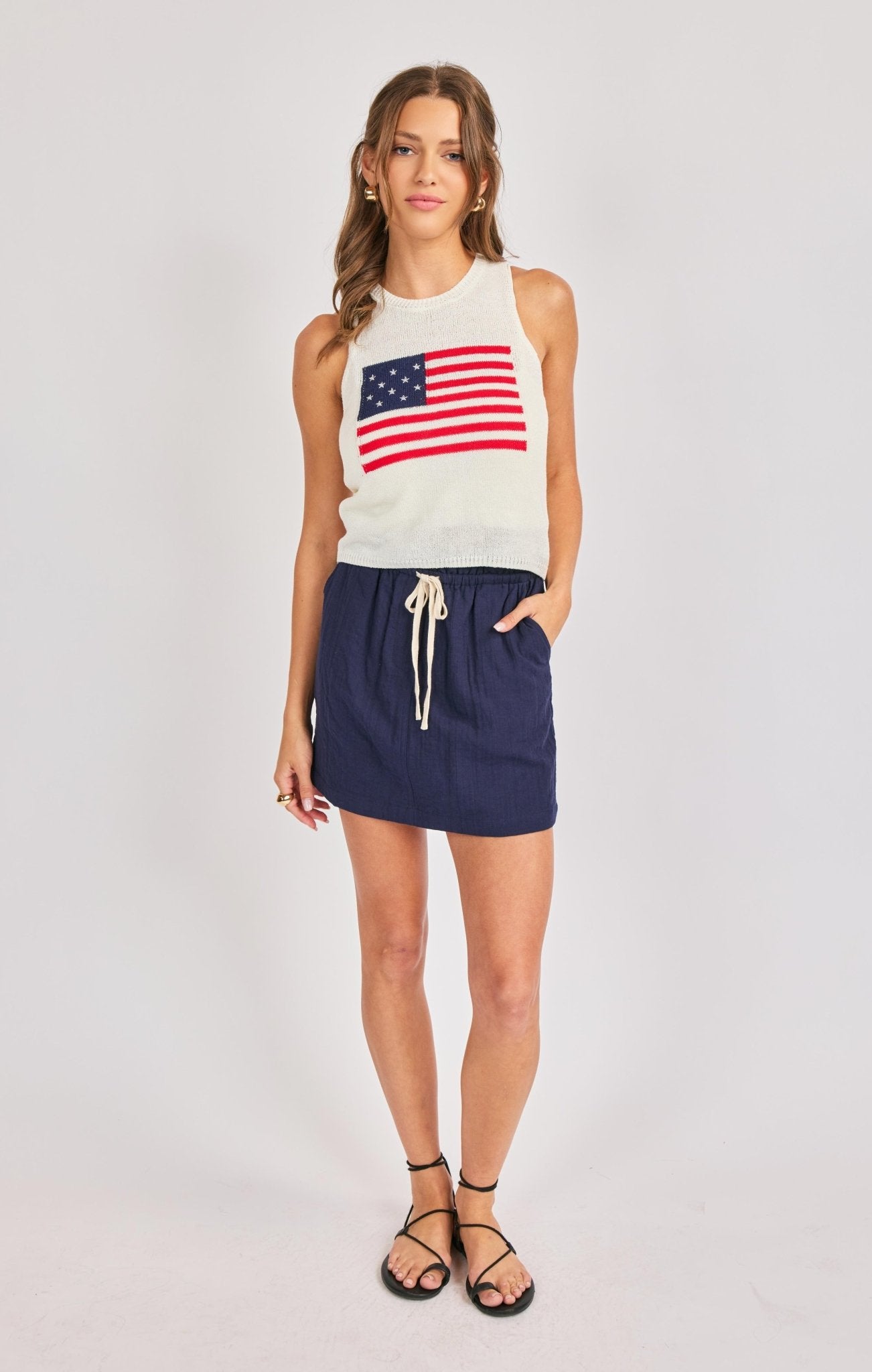 American Spirit Sweater Tank - happenstance.