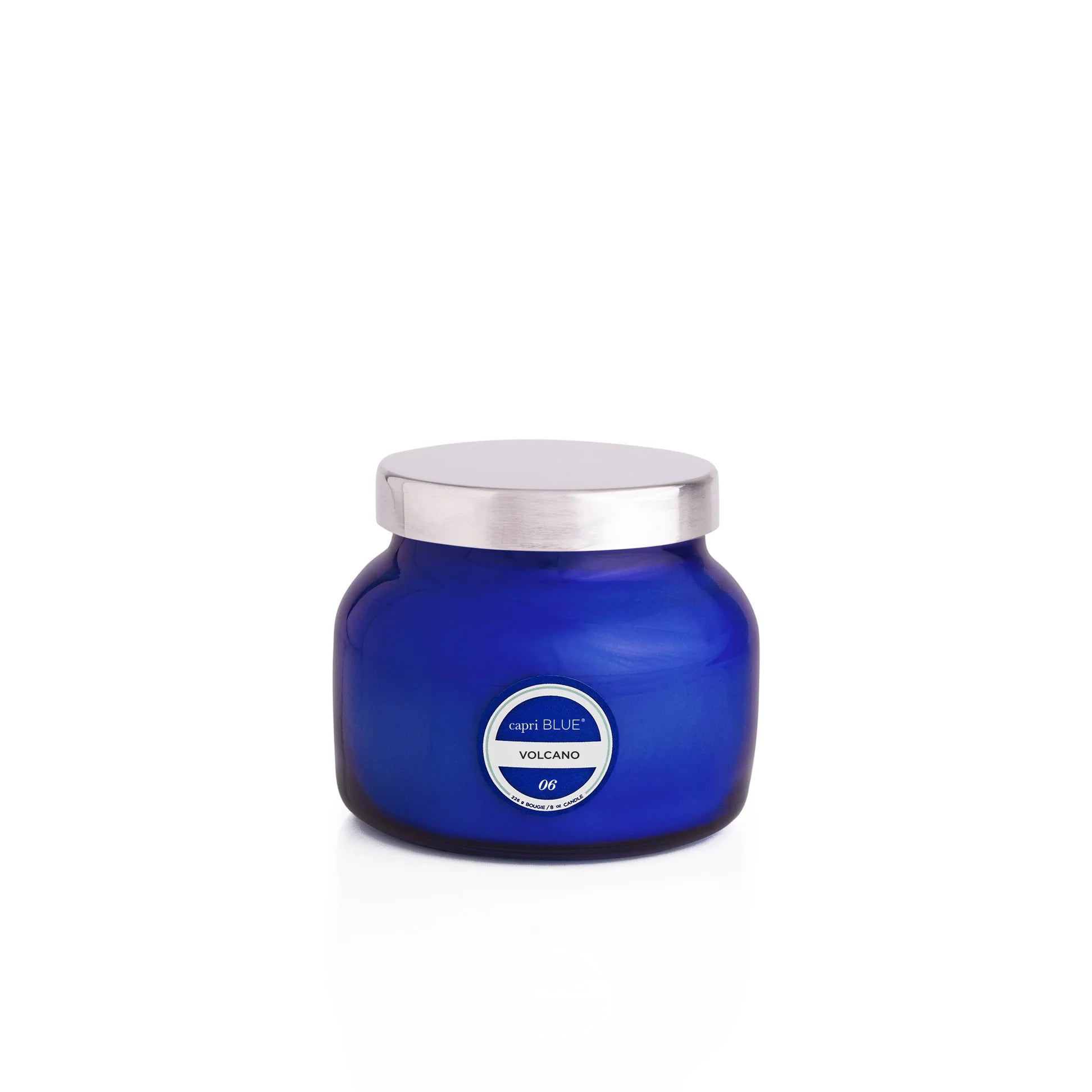 Capri Blue - Volcano Blue Signature Petite Jar, 8 oz. - happenstance.