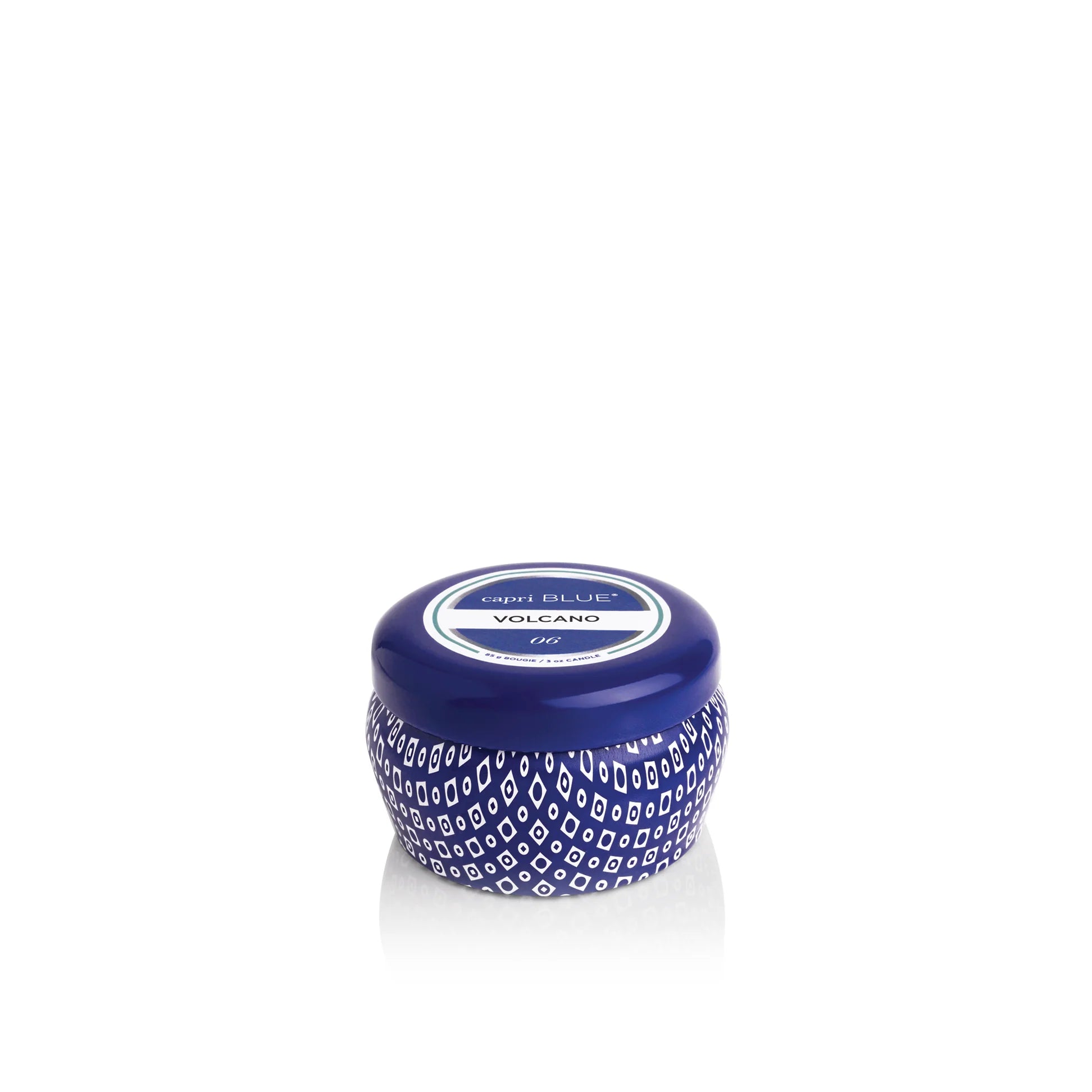 Capri Blue - Volcano Blue Mini Tin, 3 oz - happenstance.
