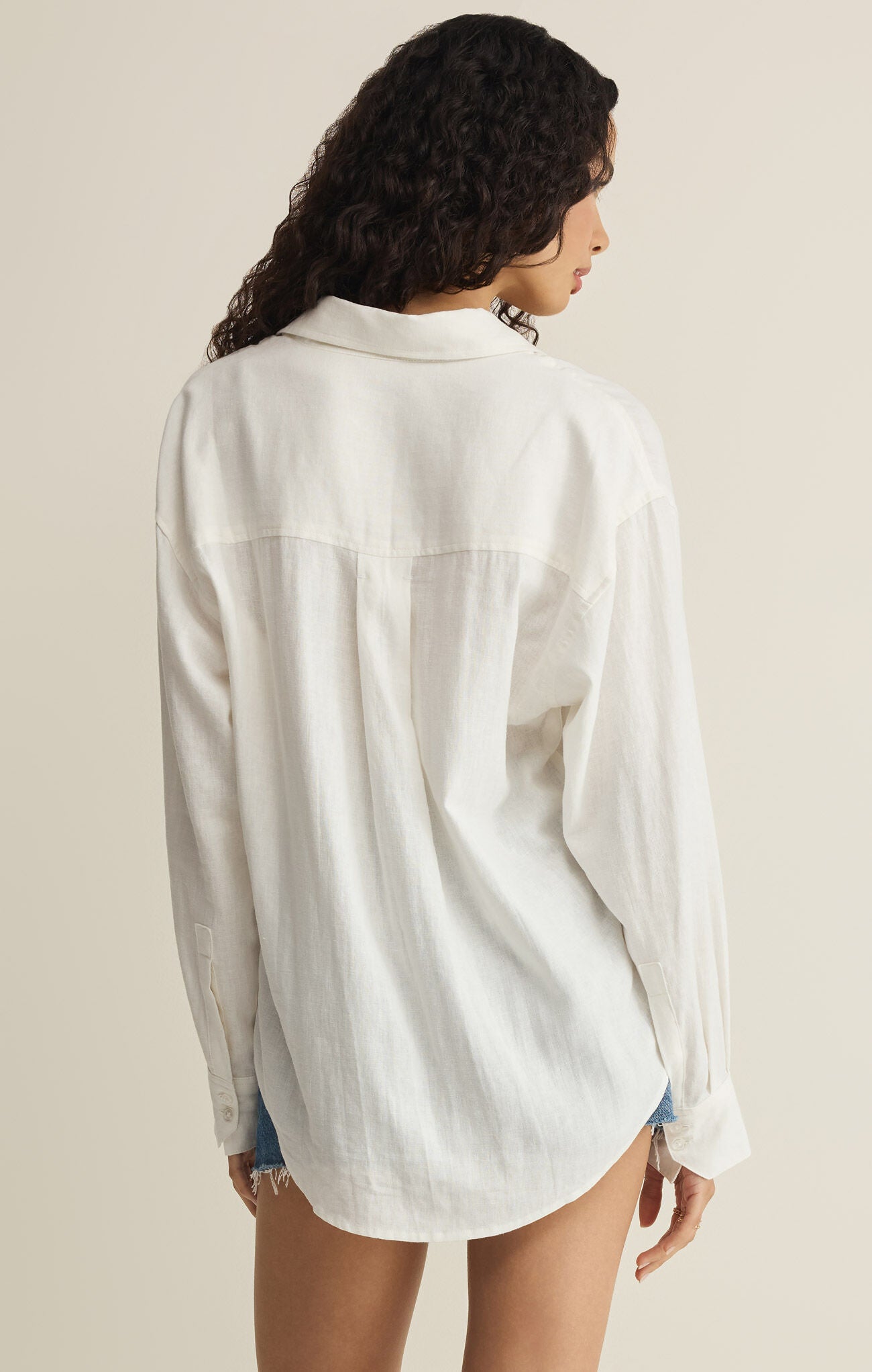 Z Supply - The Perfect Button Up - White - happenstance.