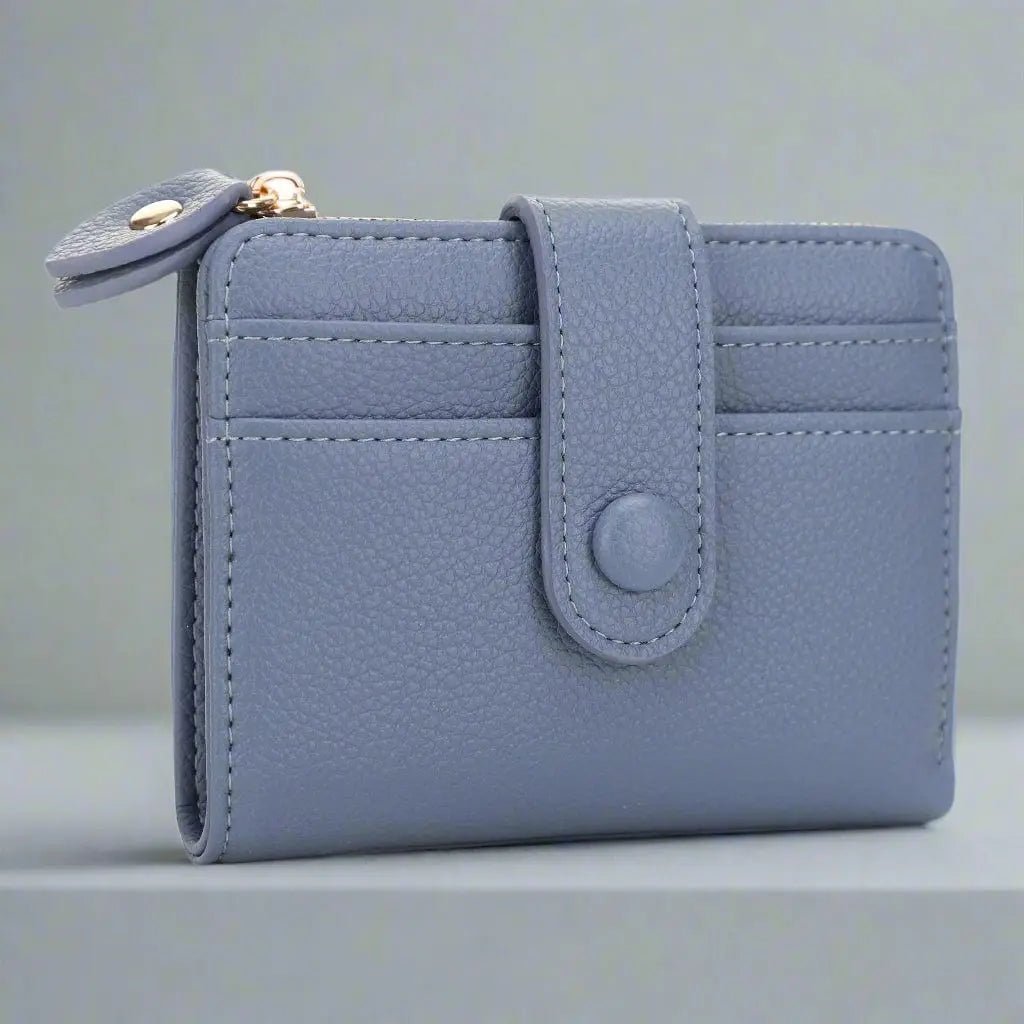 Cheyanna Bifold Wallet - Blue - happenstance.