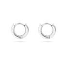Minimalist Thin Huggie Earrings - 10 mm Stainless Steel - happenstance.