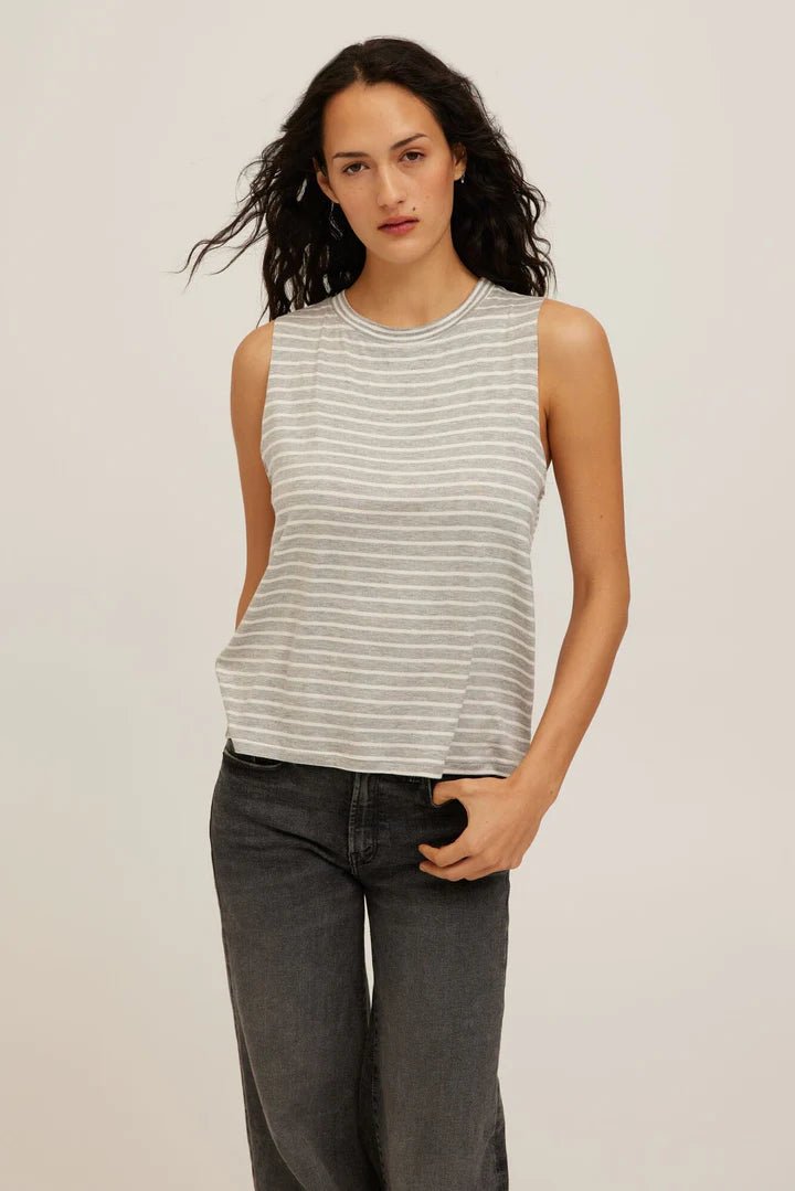 Extra Mixed Stripe Tank - happenstance.
