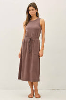 Cotton Tank Midi Dress - happenstance.