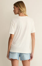 Z Supply - USA Boyfriend Tee - Sea Salt - happenstance.
