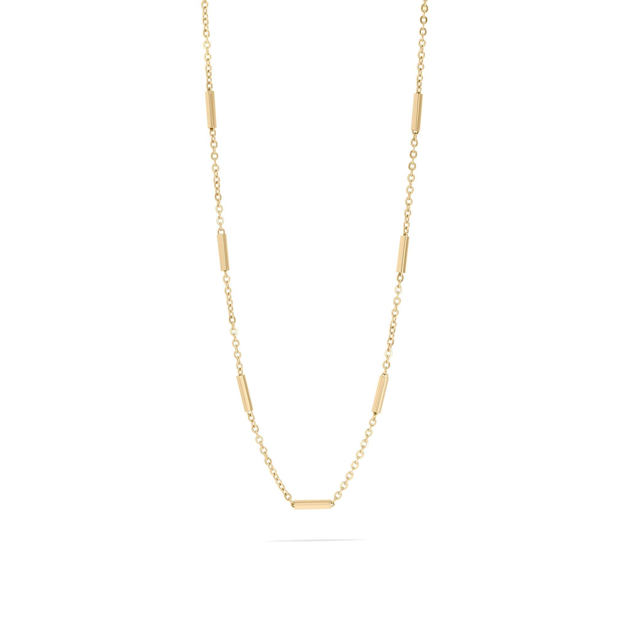 Satellite Bar Chain Necklace - Gold - happenstance.