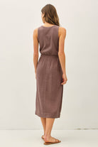 Cotton Tank Midi Dress - happenstance.