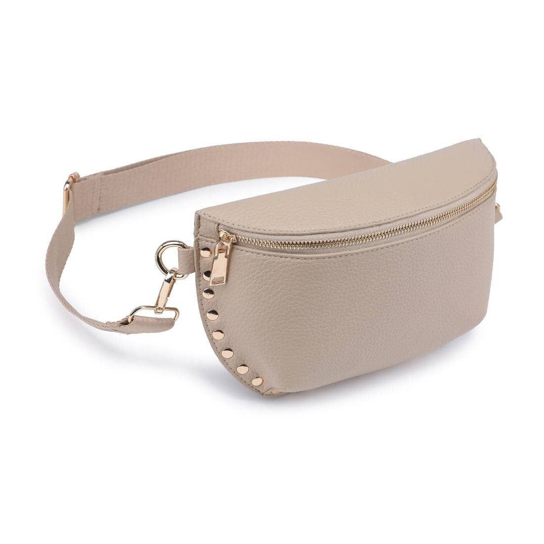 Studded Fanny Pack / Sling Bag - Natural - happenstance.