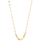 Gold Lip Chain Charm Necklace - happenstance.