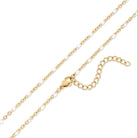 White Confetti Chain Necklace - Gold - happenstance.